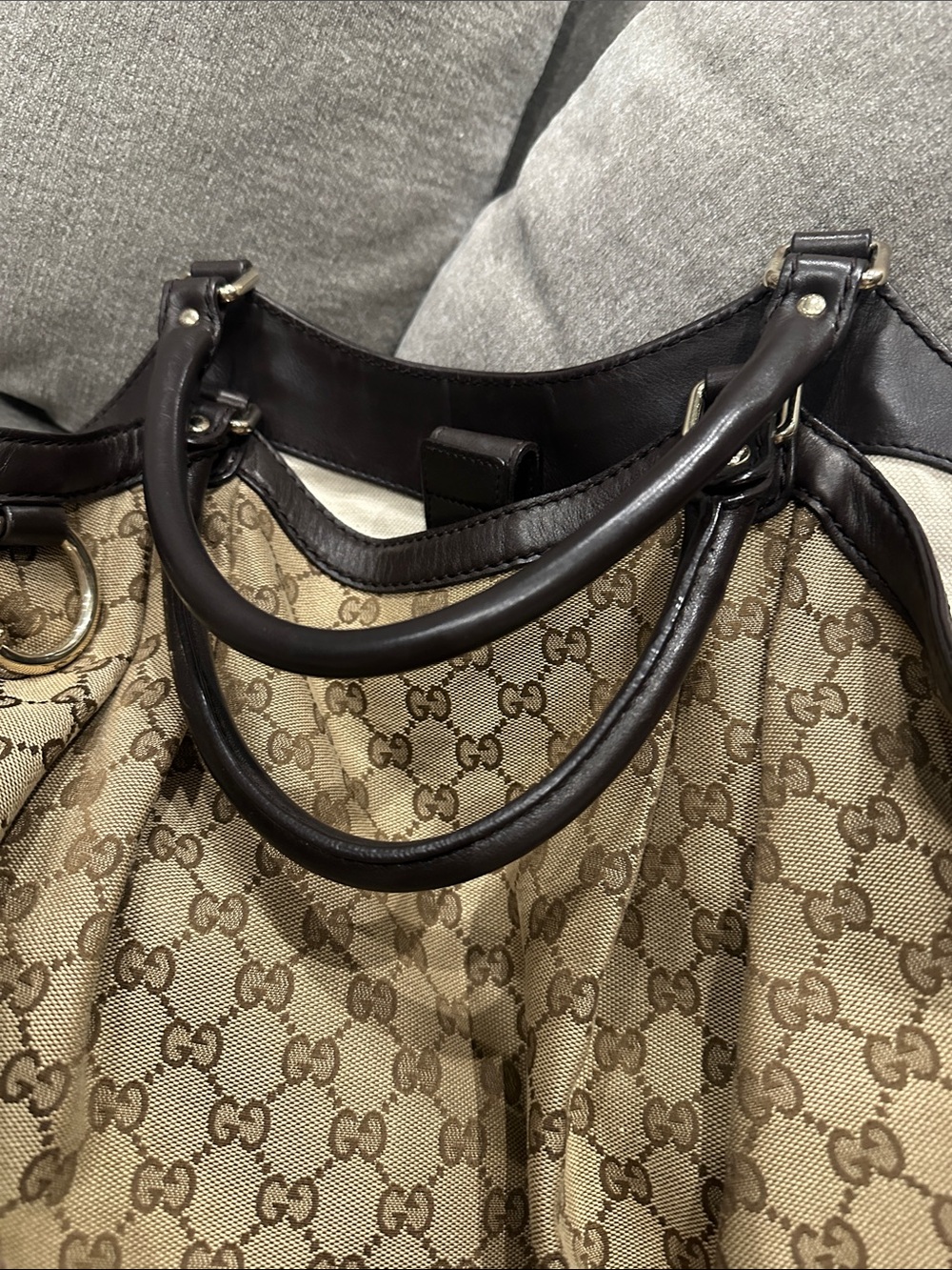 Large Gucci Sukey Shoulder bag - Picture 6 of 13